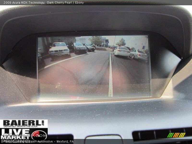 Dark Cherry Pearl / Ebony 2009 Acura MDX Technology