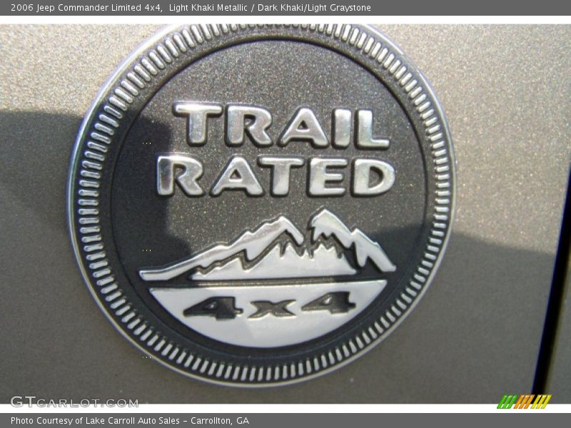 Light Khaki Metallic / Dark Khaki/Light Graystone 2006 Jeep Commander Limited 4x4