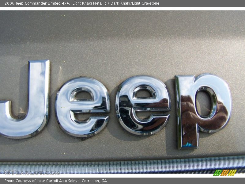Light Khaki Metallic / Dark Khaki/Light Graystone 2006 Jeep Commander Limited 4x4