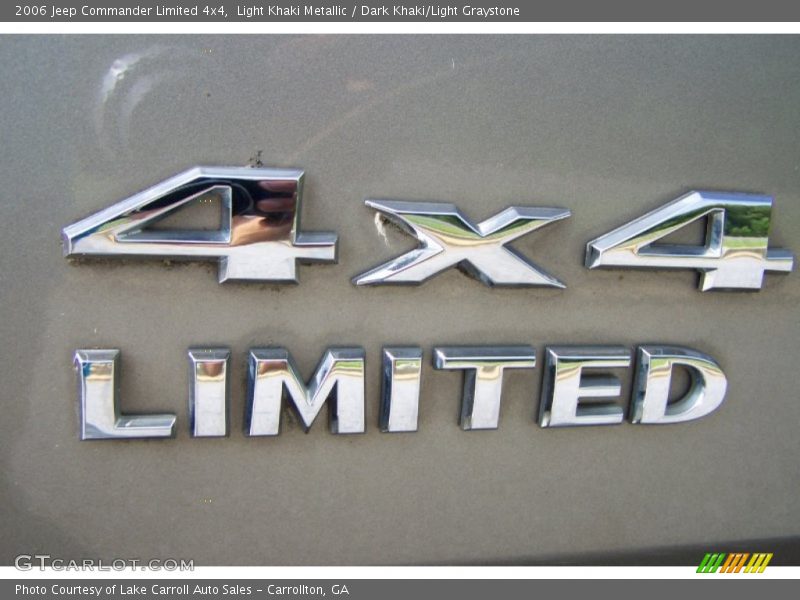 Light Khaki Metallic / Dark Khaki/Light Graystone 2006 Jeep Commander Limited 4x4