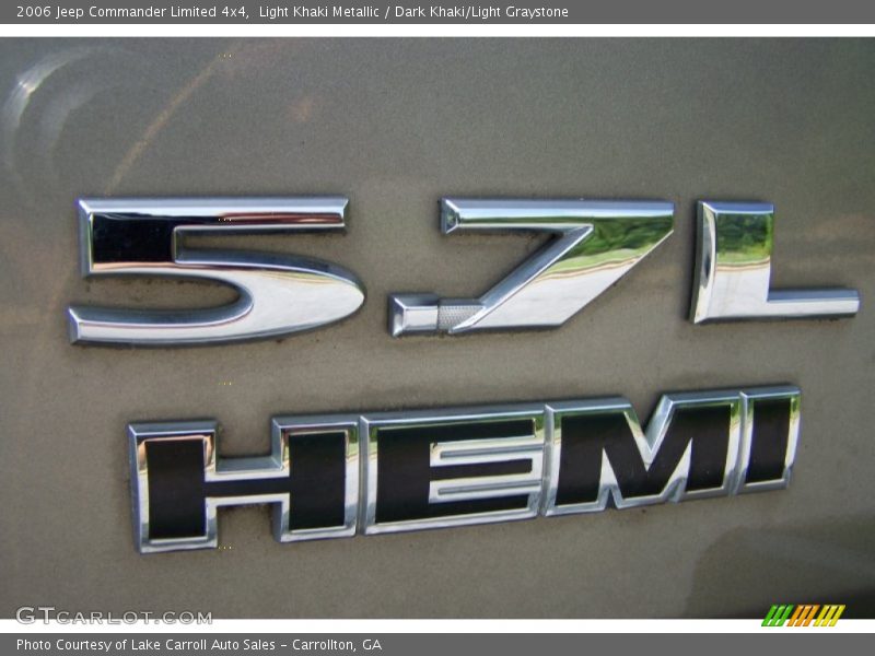 Light Khaki Metallic / Dark Khaki/Light Graystone 2006 Jeep Commander Limited 4x4