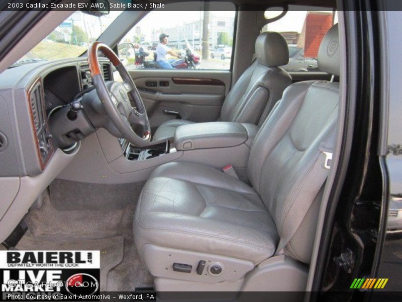 Sable Black / Shale 2003 Cadillac Escalade ESV AWD