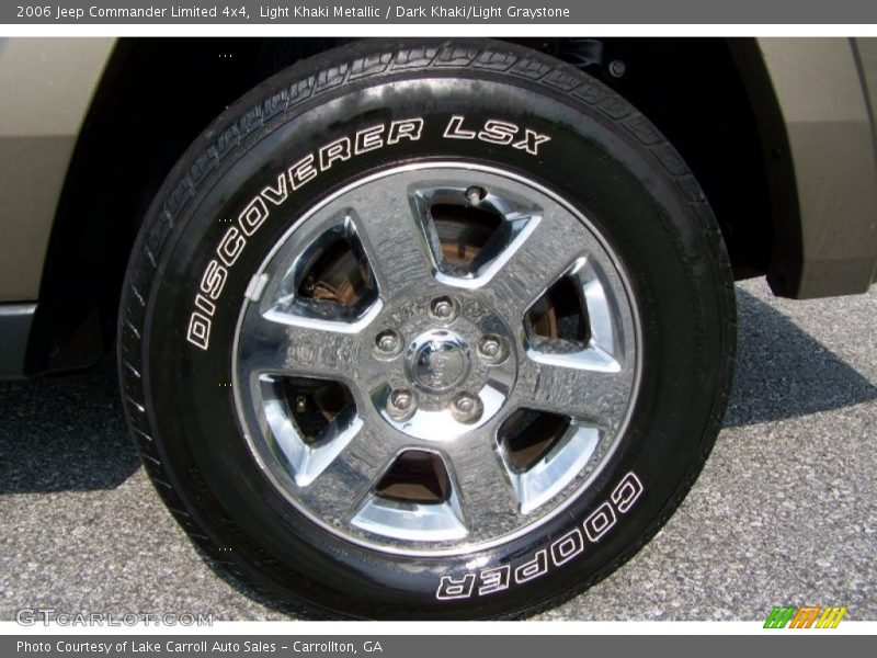 Light Khaki Metallic / Dark Khaki/Light Graystone 2006 Jeep Commander Limited 4x4