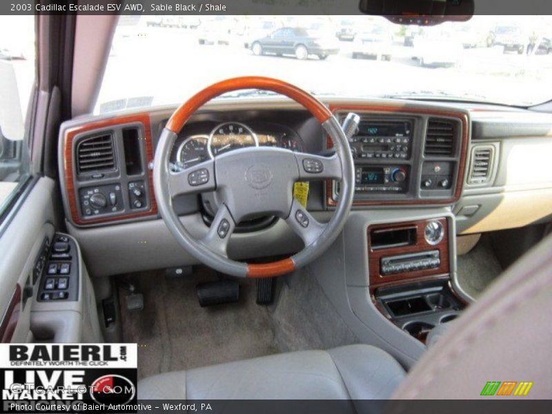 Sable Black / Shale 2003 Cadillac Escalade ESV AWD