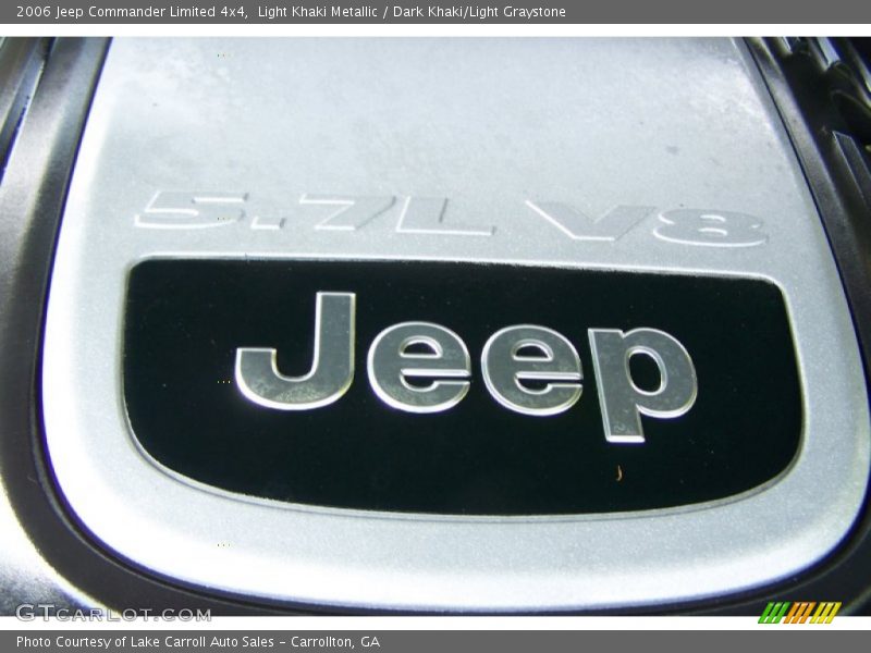 Light Khaki Metallic / Dark Khaki/Light Graystone 2006 Jeep Commander Limited 4x4
