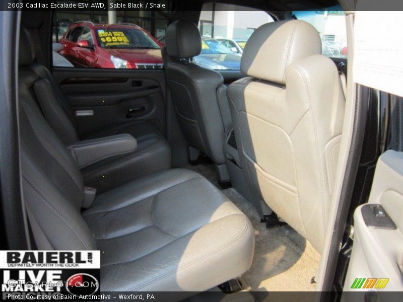 Sable Black / Shale 2003 Cadillac Escalade ESV AWD