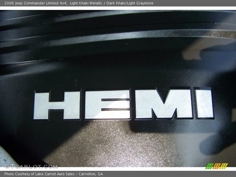 Light Khaki Metallic / Dark Khaki/Light Graystone 2006 Jeep Commander Limited 4x4