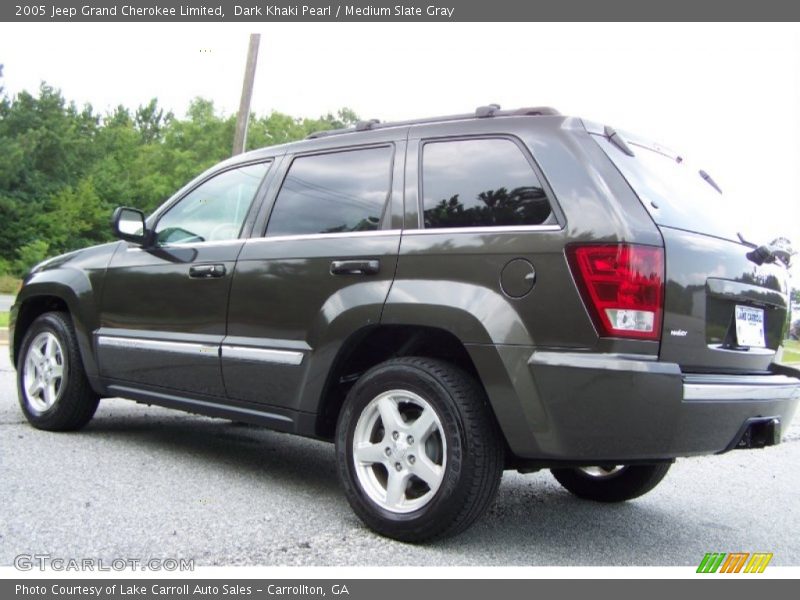 Dark Khaki Pearl / Medium Slate Gray 2005 Jeep Grand Cherokee Limited