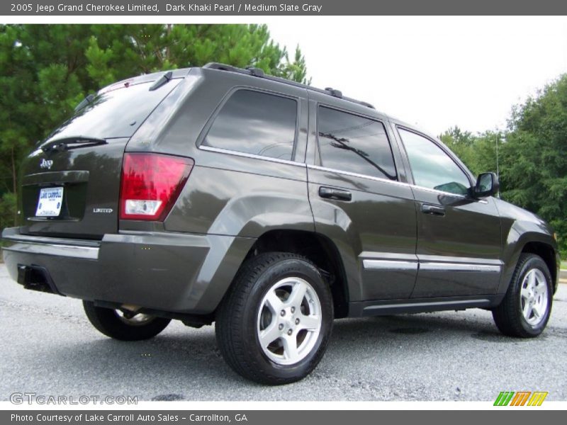 Dark Khaki Pearl / Medium Slate Gray 2005 Jeep Grand Cherokee Limited