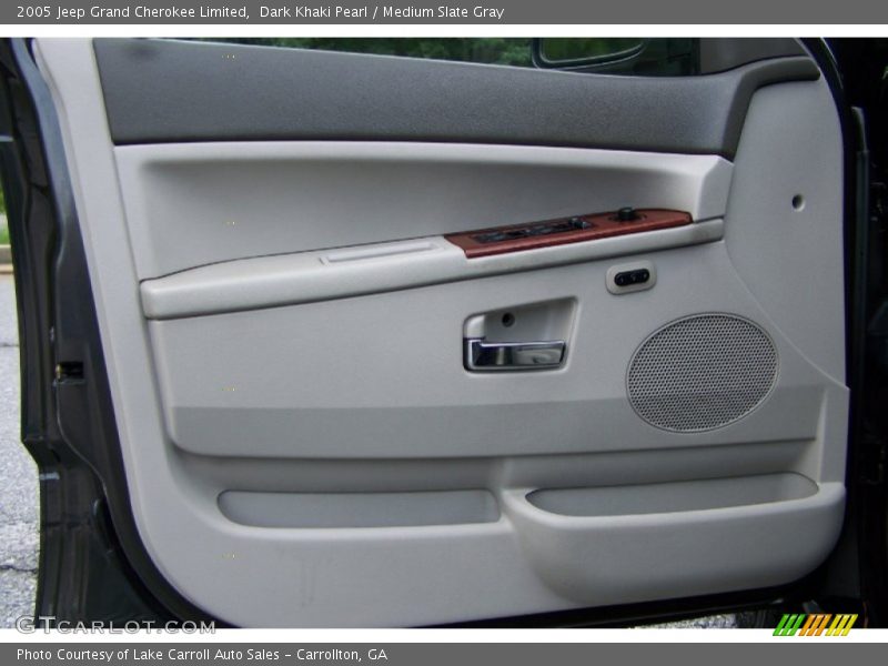 Dark Khaki Pearl / Medium Slate Gray 2005 Jeep Grand Cherokee Limited