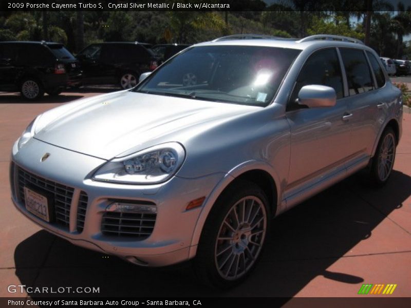 Crystal Silver Metallic / Black w/Alcantara 2009 Porsche Cayenne Turbo S