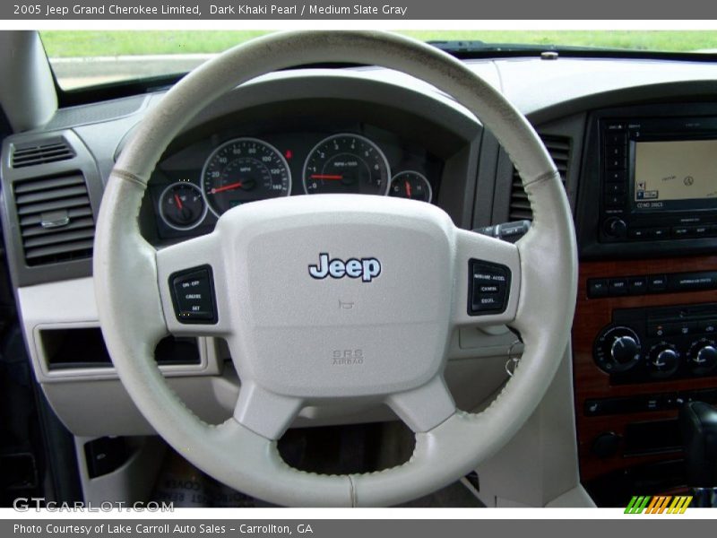 Dark Khaki Pearl / Medium Slate Gray 2005 Jeep Grand Cherokee Limited
