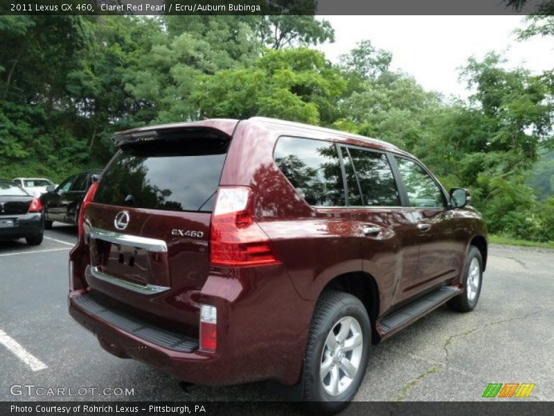 Claret Red Pearl / Ecru/Auburn Bubinga 2011 Lexus GX 460