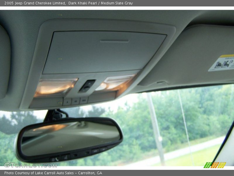 Dark Khaki Pearl / Medium Slate Gray 2005 Jeep Grand Cherokee Limited