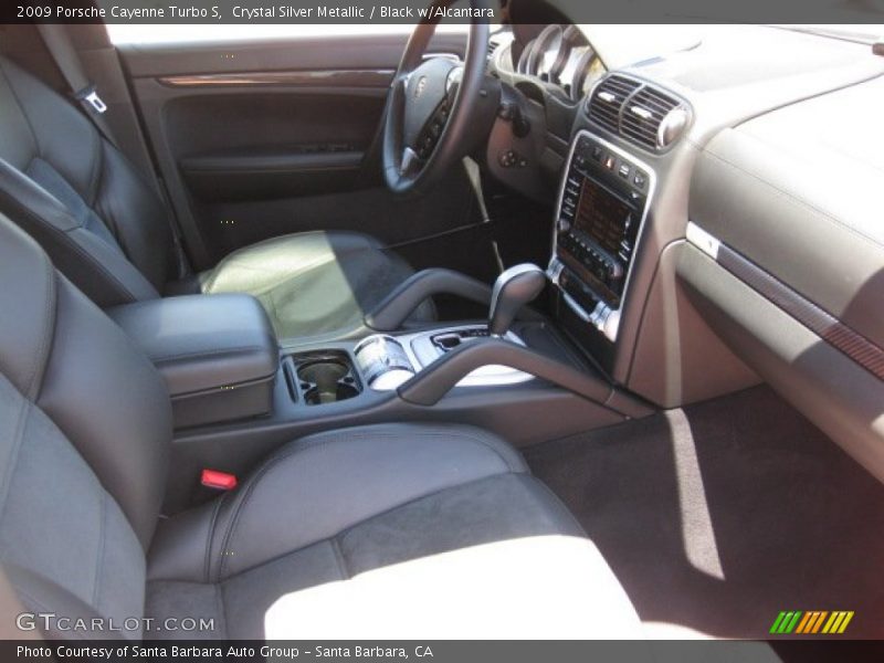 Crystal Silver Metallic / Black w/Alcantara 2009 Porsche Cayenne Turbo S