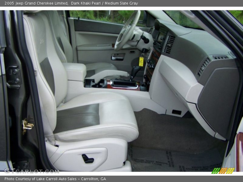 Dark Khaki Pearl / Medium Slate Gray 2005 Jeep Grand Cherokee Limited