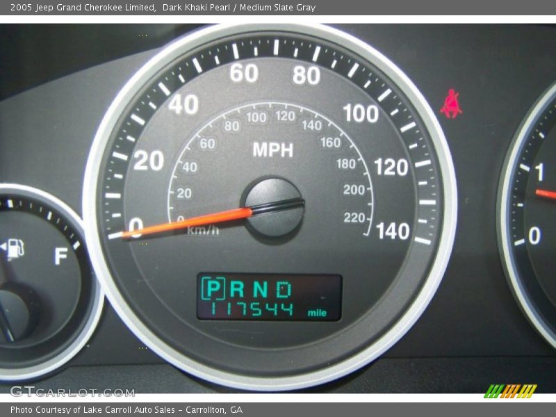 Dark Khaki Pearl / Medium Slate Gray 2005 Jeep Grand Cherokee Limited