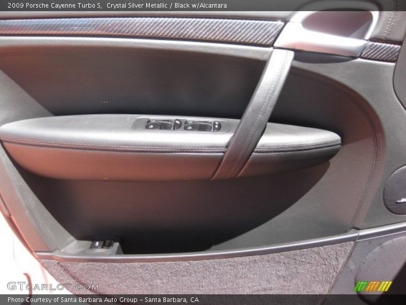 Crystal Silver Metallic / Black w/Alcantara 2009 Porsche Cayenne Turbo S