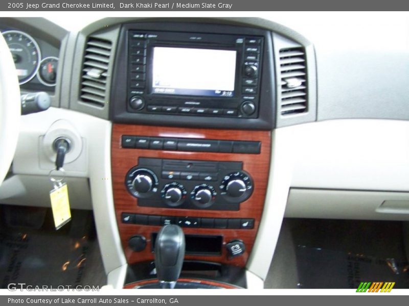 Dark Khaki Pearl / Medium Slate Gray 2005 Jeep Grand Cherokee Limited