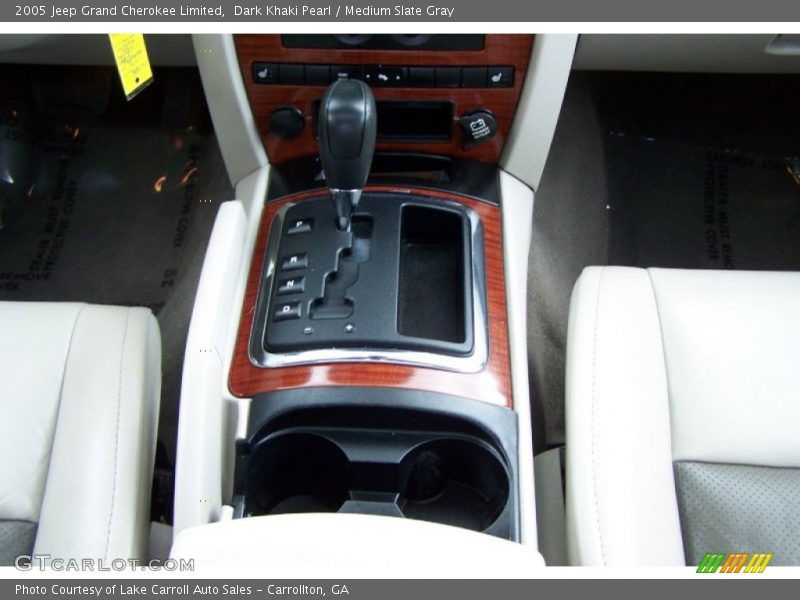 Dark Khaki Pearl / Medium Slate Gray 2005 Jeep Grand Cherokee Limited