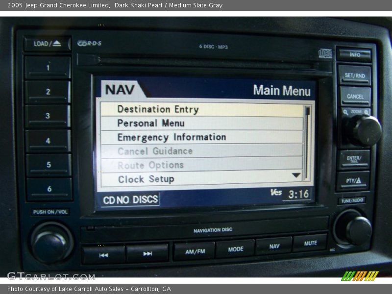 Dark Khaki Pearl / Medium Slate Gray 2005 Jeep Grand Cherokee Limited