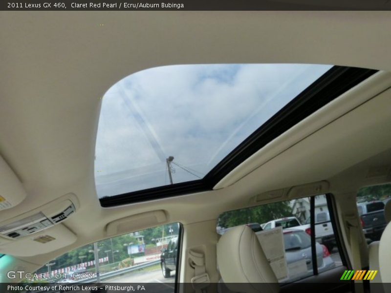 Claret Red Pearl / Ecru/Auburn Bubinga 2011 Lexus GX 460