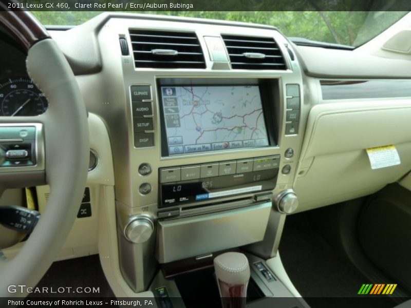 Navigation of 2011 GX 460