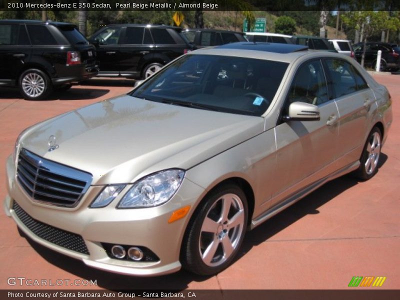 Pearl Beige Metallic / Almond Beige 2010 Mercedes-Benz E 350 Sedan