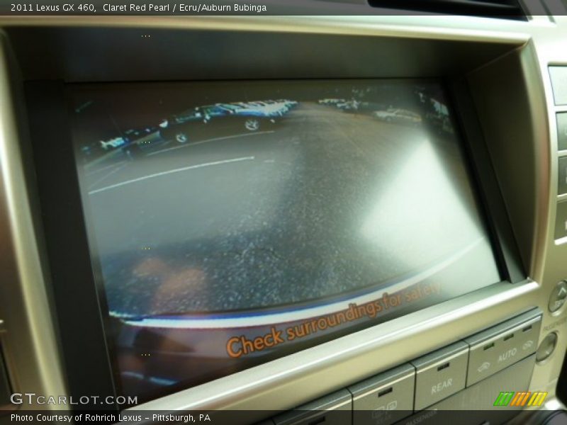 Claret Red Pearl / Ecru/Auburn Bubinga 2011 Lexus GX 460