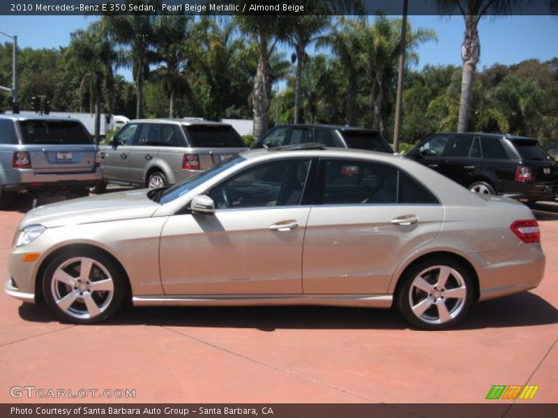 Pearl Beige Metallic / Almond Beige 2010 Mercedes-Benz E 350 Sedan