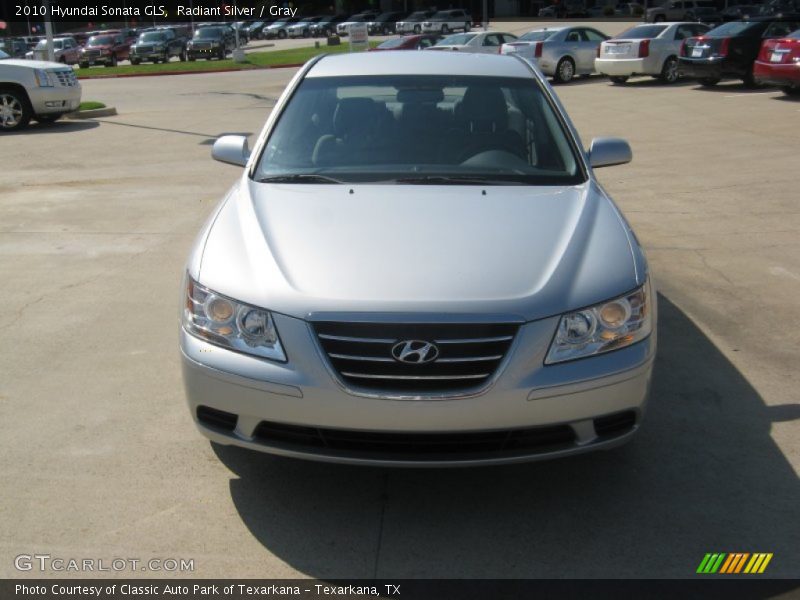 Radiant Silver / Gray 2010 Hyundai Sonata GLS