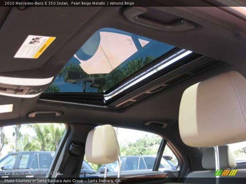 Pearl Beige Metallic / Almond Beige 2010 Mercedes-Benz E 350 Sedan