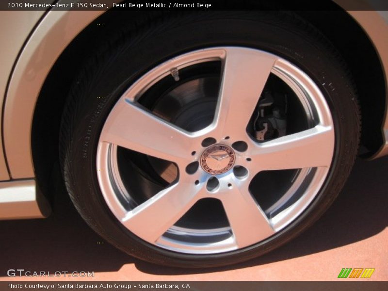 Pearl Beige Metallic / Almond Beige 2010 Mercedes-Benz E 350 Sedan