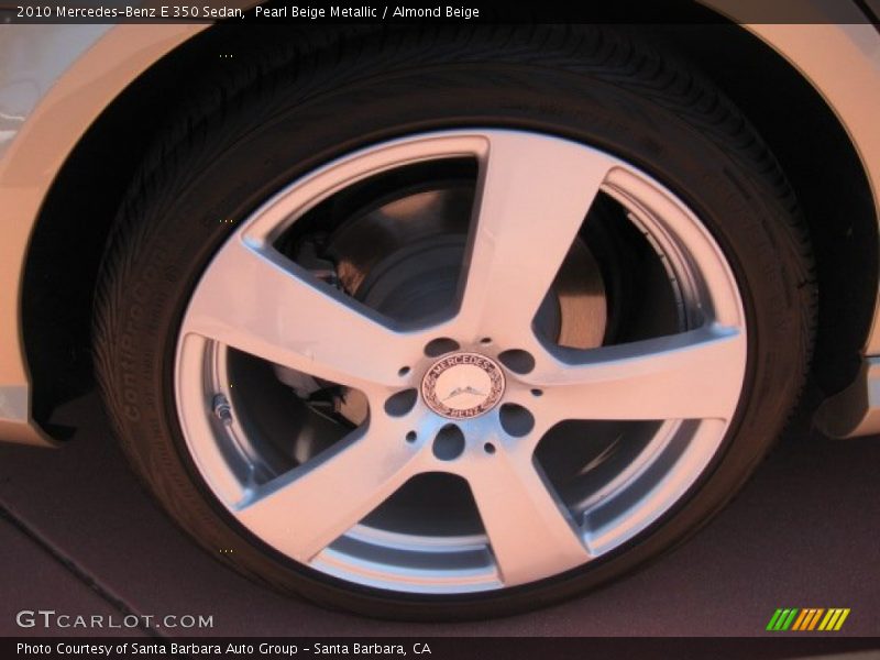 Pearl Beige Metallic / Almond Beige 2010 Mercedes-Benz E 350 Sedan