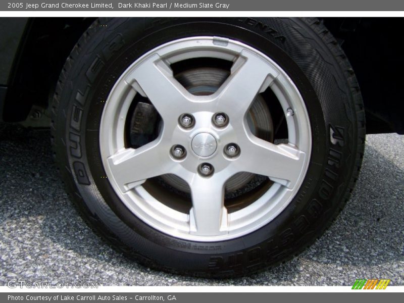 Dark Khaki Pearl / Medium Slate Gray 2005 Jeep Grand Cherokee Limited