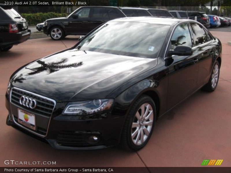 Brilliant Black / Black 2010 Audi A4 2.0T Sedan