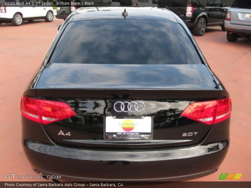 Brilliant Black / Black 2010 Audi A4 2.0T Sedan