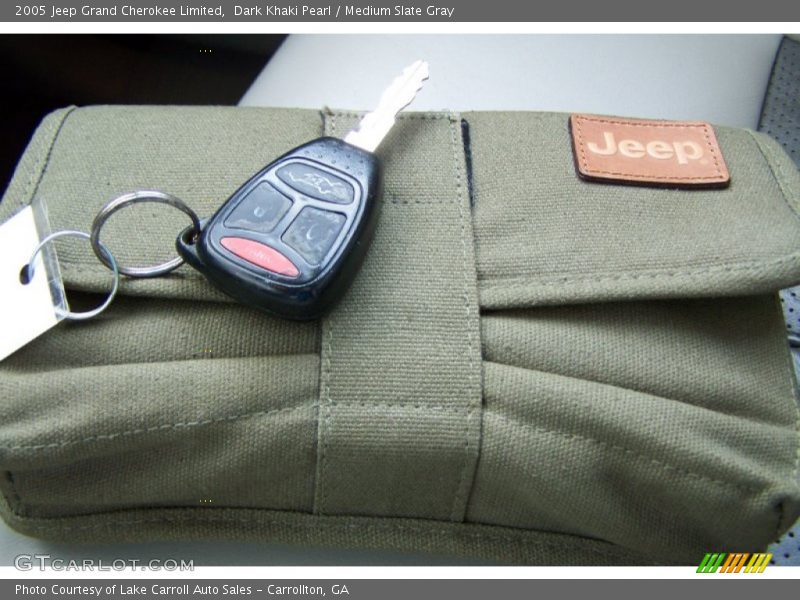 Dark Khaki Pearl / Medium Slate Gray 2005 Jeep Grand Cherokee Limited