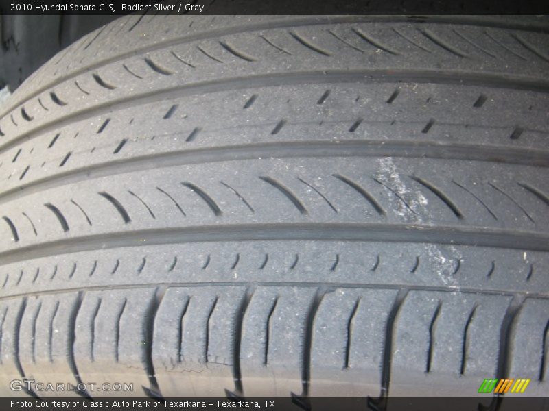 Radiant Silver / Gray 2010 Hyundai Sonata GLS