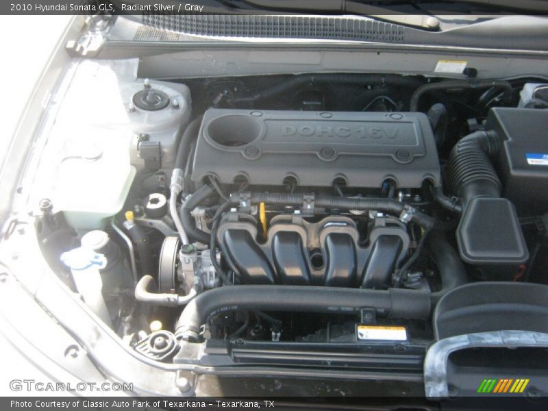 Radiant Silver / Gray 2010 Hyundai Sonata GLS