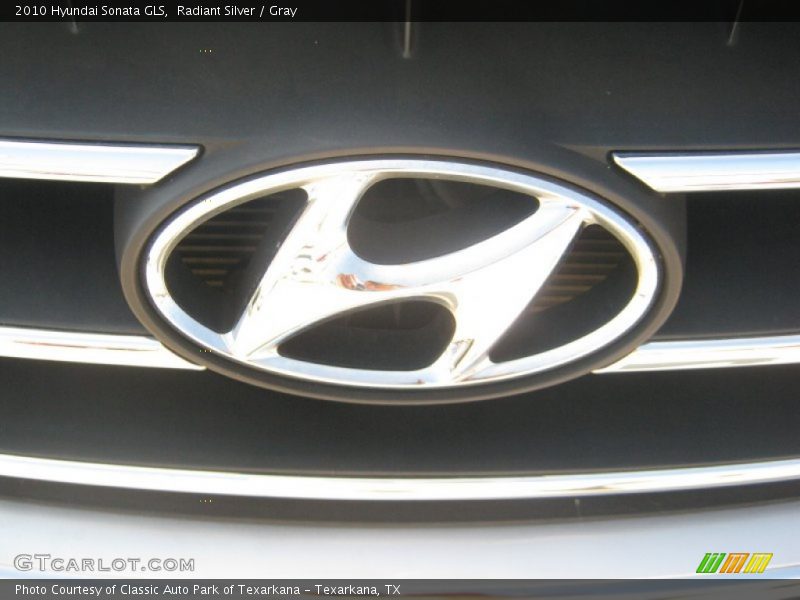 Radiant Silver / Gray 2010 Hyundai Sonata GLS