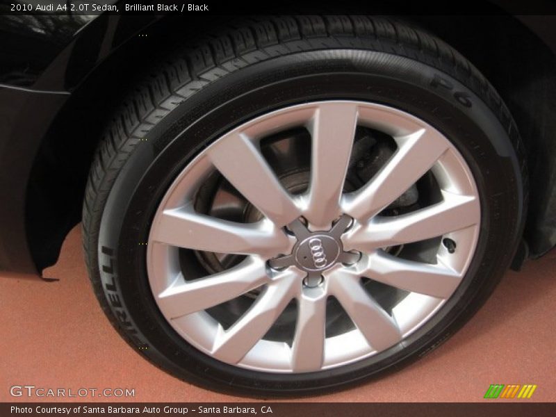 Brilliant Black / Black 2010 Audi A4 2.0T Sedan