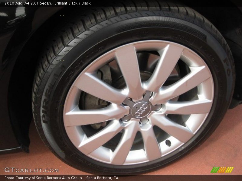 Brilliant Black / Black 2010 Audi A4 2.0T Sedan
