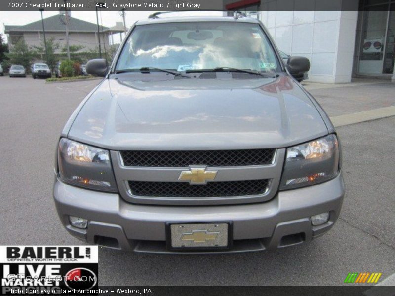 Graystone Metallic / Light Gray 2007 Chevrolet TrailBlazer LT 4x4