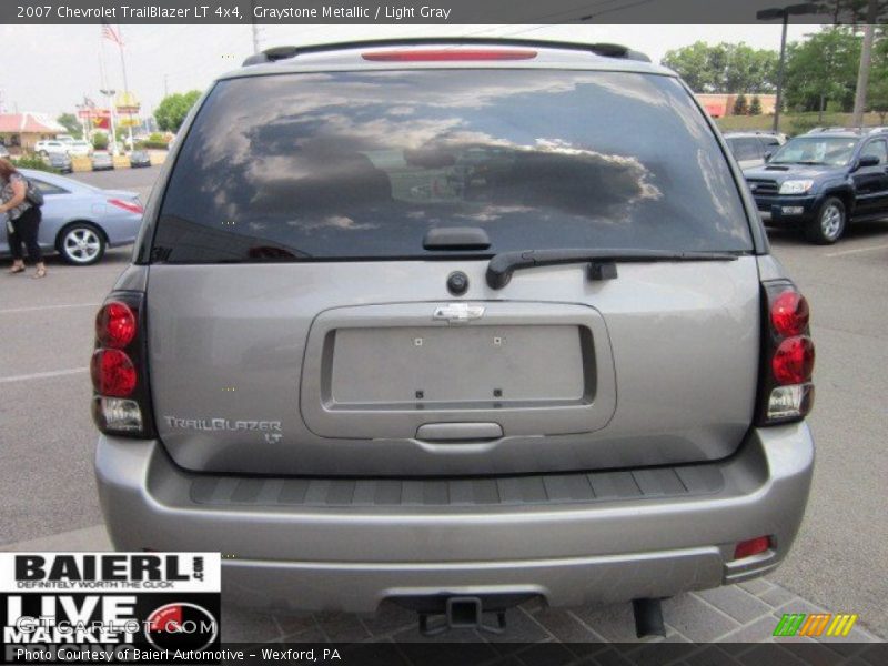 Graystone Metallic / Light Gray 2007 Chevrolet TrailBlazer LT 4x4