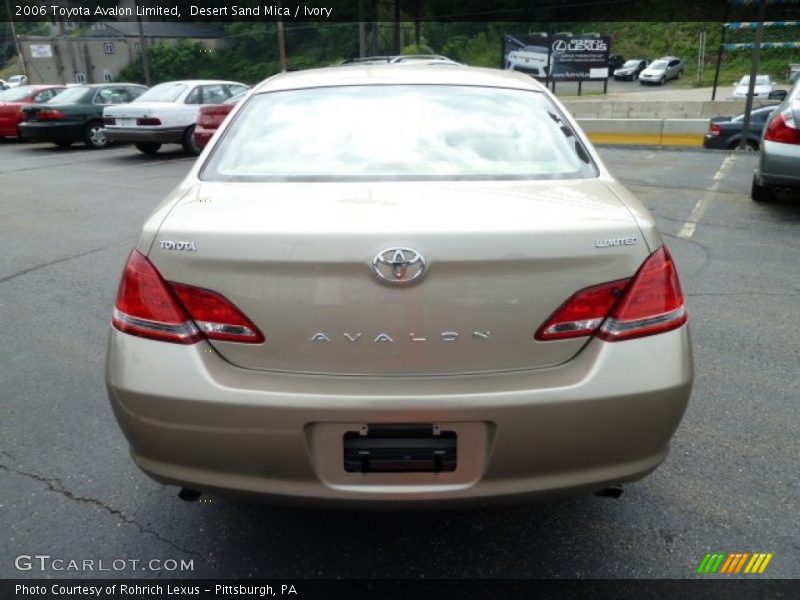 Desert Sand Mica / Ivory 2006 Toyota Avalon Limited