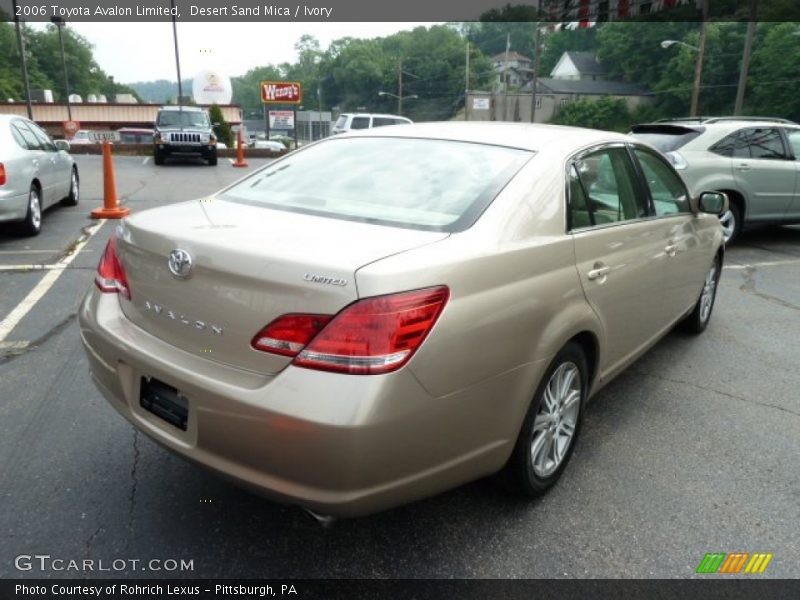 Desert Sand Mica / Ivory 2006 Toyota Avalon Limited