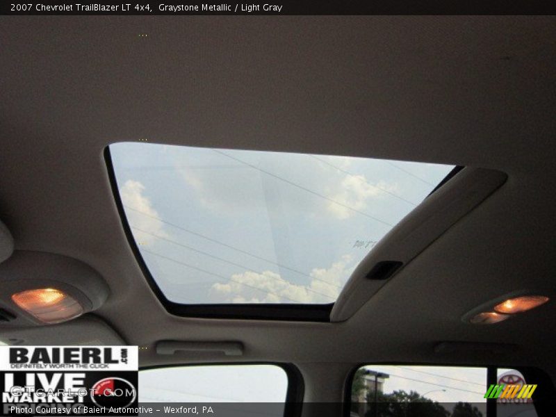 Graystone Metallic / Light Gray 2007 Chevrolet TrailBlazer LT 4x4