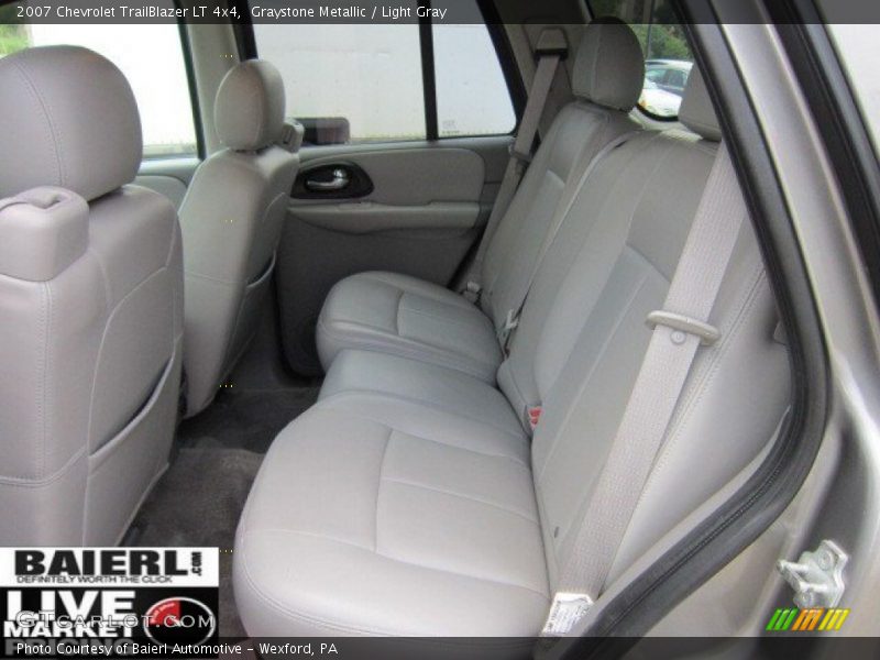 Graystone Metallic / Light Gray 2007 Chevrolet TrailBlazer LT 4x4