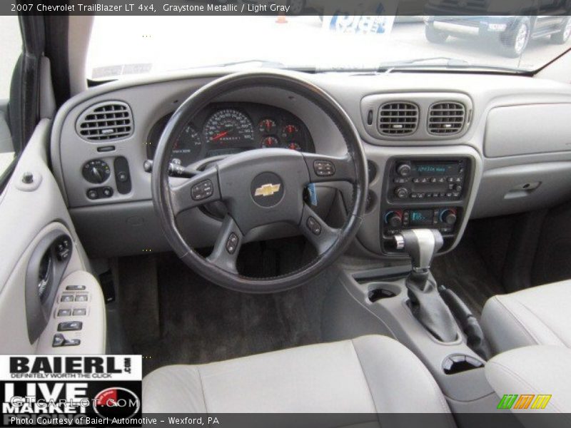 Graystone Metallic / Light Gray 2007 Chevrolet TrailBlazer LT 4x4